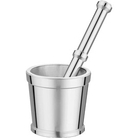 Pestle and Mortar Set - Stainless Steel Mortar and Pestle Anti Slip Base for Herbs and Spices (Large [11cm])