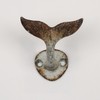 Fyne-Finds Metal Wall Hook Whale Nautical Fish Tail Hook Scarf