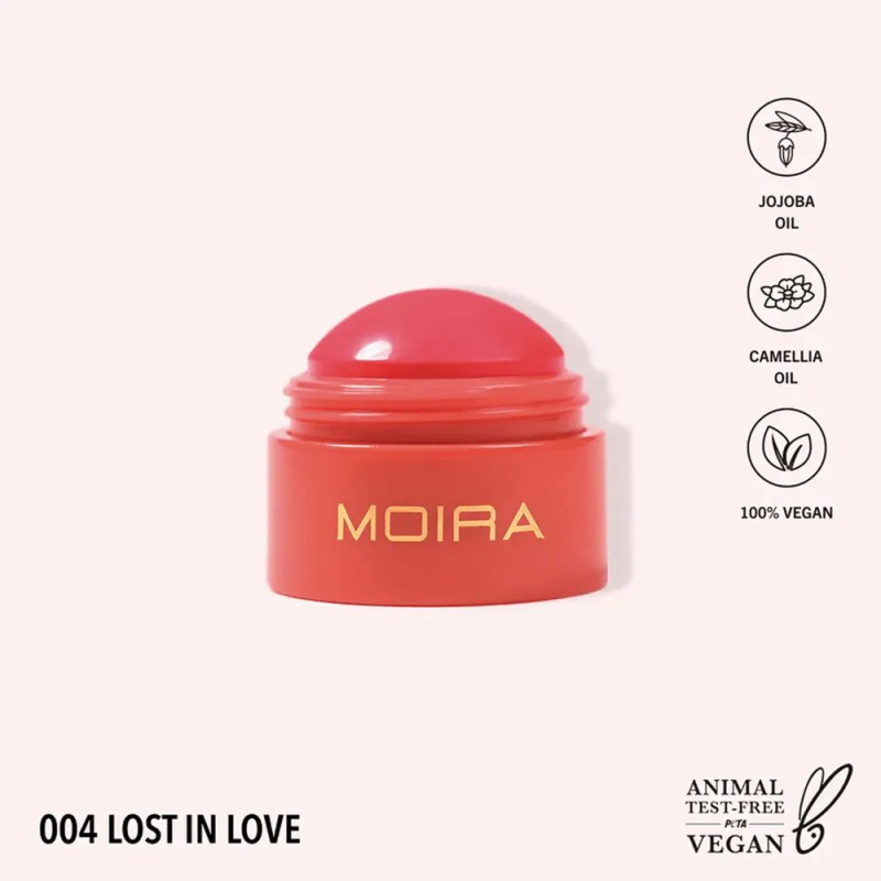 Rubor Moira Soft Blush Balm Tono Del Maquillaje 004 Lost