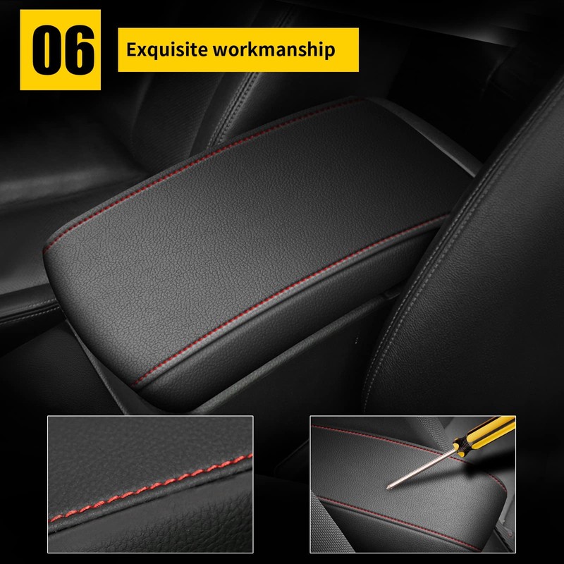AOMSAZTO Leather Center Console Cover for Honda Civic 2015 2014