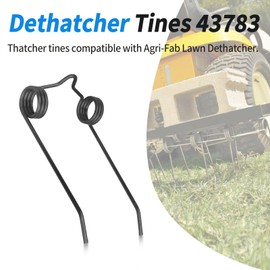 Dfnidy 43783 Dethatcher Tines Replacement, for Agri-Fab Dethatcher, Thatcher Spring Tines Width 4.5" x Height 2" x Length 8.1", Upgrade Outdoor Yard Tools Lawn Mower Attachments (10 PCS)