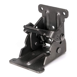 Skelang 2-Pack Folding Brackets, Lock Extension Hinge, Foldable Leg Brackets Hardware for Table, Workbench, Platform