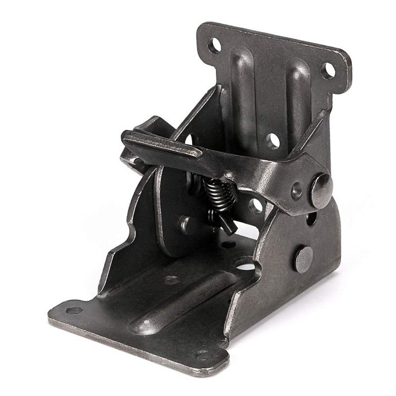 Skelang 2-Pack Folding Brackets, Lock Extension Hinge, Foldable Leg Brackets