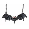 Unbranded Bat Pendant Red stone Eye Goth Punk Premium Quality
