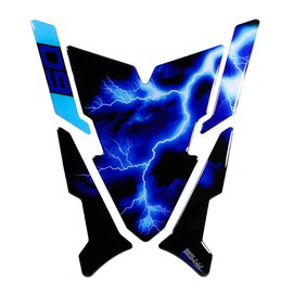 BIKE-label Tank Pad 3D Tank Protector Blue Black Compatible with Yamaha MT-09 X508106VA