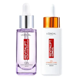 L'Oréal Paris Set Revitalift Filler Anti-Wrinkle Serum Hyaluronic Acid 30 ml + Revitalift Clinical Serum Complexion Lumineux Vitamin C 30 ml