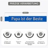 andSmile "Papa ist der Beste" Ruler with Engraving, Ruler Made