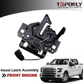TQPONLY Front Hood Latch Lock Assembly | Compatible with 2015-2020 Ford F150 Engine Hood Lock | Replaces FL3Z-16700-B FL3Z16700B