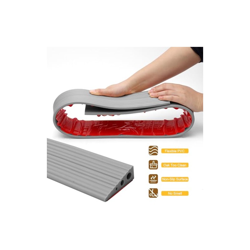 Threshold Ramp 100 x 6.5 x 1 cm, PVC Wheelchair