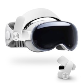 JDGPOKOO Head Strap Compatible with Vision Pro, Comfort VR Headset for Vision Pro Accessories, Reduce Head and Facial Pressure, Enhanced Gaming Immersion and Comfort Strap for Vision Pro