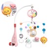 Hanging Rotating Rattles Remote Control Baby Musical Crib Mobile Projector