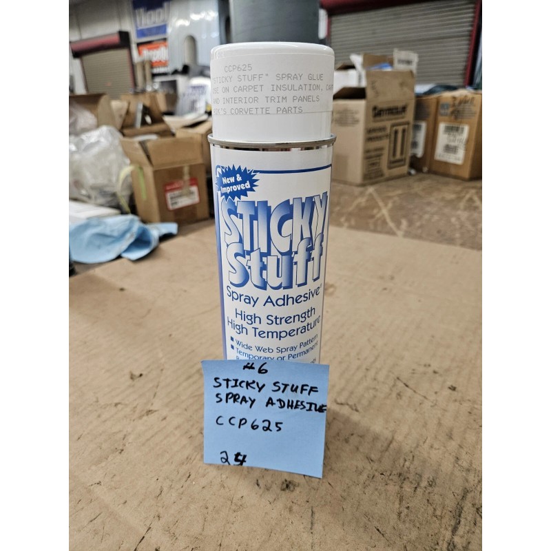 Soffseal Sticky Stuff Automotive Spray Adhesive, High Strength & Temperature,