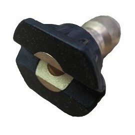 ZPE Pressure Washer Soap Nozzle Tip, Black, 60 Degree Spray Angle, Brass Quick Couple, Low Pressure
