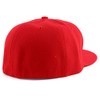 Trendy Apparel Shop Big Size Oversized Flat Bill Baseball Fitted