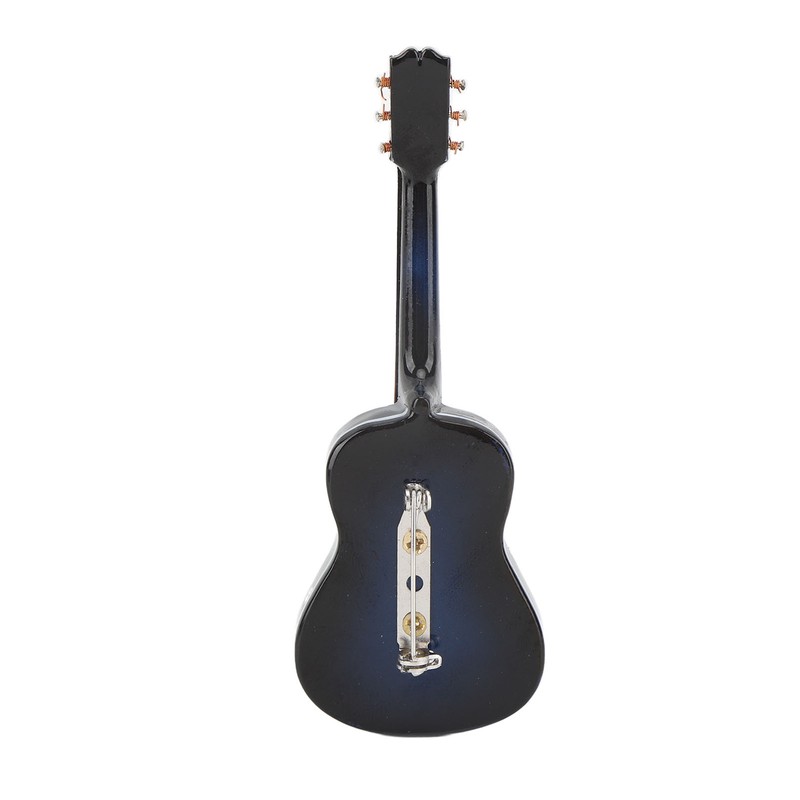 Guitar Brooch Fashionable Elegant Unisex Vintage Instrument Lapel Pin for