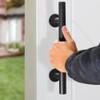 YANGHX Barn Door Handle Heavy Duty 30CM Pull and Flush