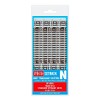 Peco N Set Track 8 X St-1 Standard Straight, 87Mm
