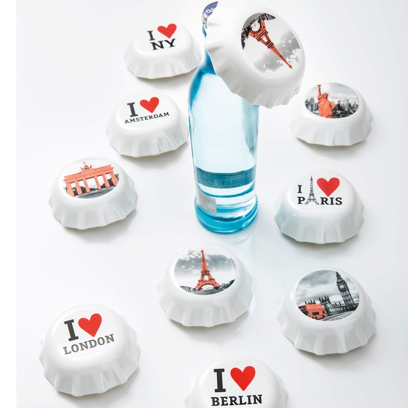 Koziol Design London Bottle Opener, Bottle Opener, Bottle Opener, Plastic,
