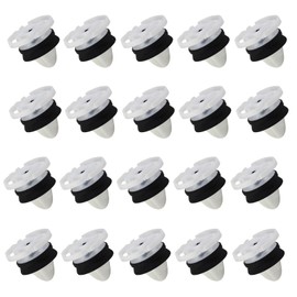Wjelet 20 Pcs Car Accessories Interiors, 7703077476 Interior Door Trim Panel Card Retainer Clips Compatible with Peugeot Renault Citroen White 9345ZN 1007928