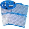 YUNGUI 6PCS Solderable Breadboard,824 Holes 70x90x1.6mm PCB Board for DIY