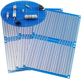 YUNGUI 6PCS Solderable Breadboard,824 Holes 70x90x1.6mm PCB Board for DIY Prototype Soldering and Electronic Project with Arduino Kits