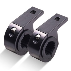 YnGia Bull Bar Mount, 1.25 inch Clamp Mounting Bracket 2PCS for Headlights Fog Light Spotlight Bull Bar Bumper Lamp for Off-Road Vehicles Car Truck Motorcycle