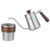 SOUUXIU Titanium Coffee Pot 300ml Folding Handle Gooseneck with Spout