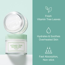 I'm from Gel de agua con vitamina Tree, 75 g, humectante coreano, niacinamida, pantenol, vitamina C, hidratante, calmante