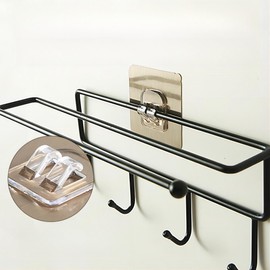 Ganchos Adhesivos, 10 Piezas de Ganchos de Pared Autoadhesivos Ganchos de Colgar para Abrigo Toalla Llaves Bolsos Hogar Cocina Baño