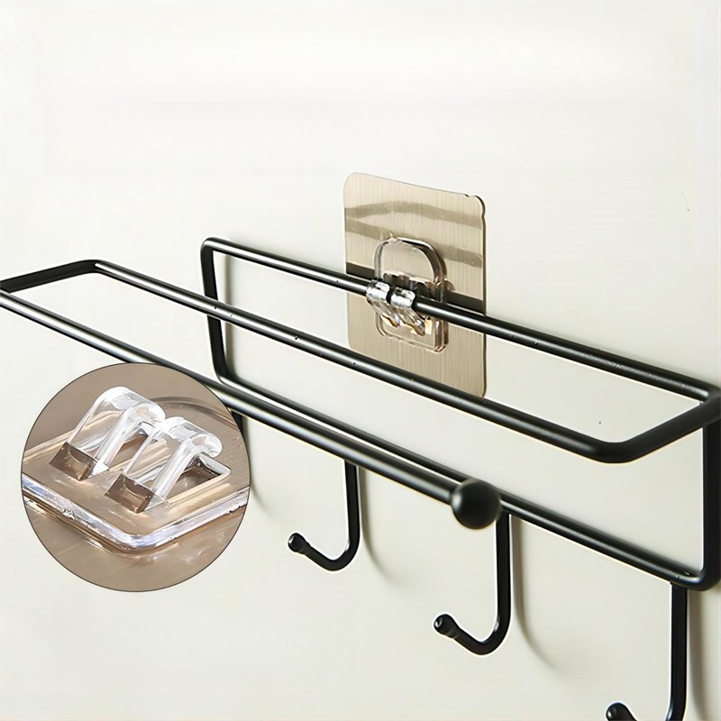 Ganchos Adhesivos, 10 Piezas de Ganchos de Pared Autoadhesivos Ganchos