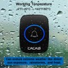 Wireless Doorbell, Plug and Play Waterproof Doorbell, Door Bell Operating