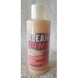 Soap & Glory CLEAN ON ME Creamy Moisture Shower Gel Bottle Mini 2.5 oz/75mL New