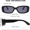 Kimorn - Gafas de sol rectangulares para mujeres y hombres,