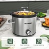 HEYNEMO 2 QT Small Slow Cooker, 3 Adjustable Temp, Upgraded