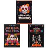 3 Pcs Day of the Dead Halloween Decor Books