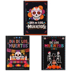 3 Pcs Day of the Dead Halloween Decor Books