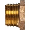 Anderson Metals - 38110-1208 Brass Threaded Pipe Fitting, Hex Bushing,
