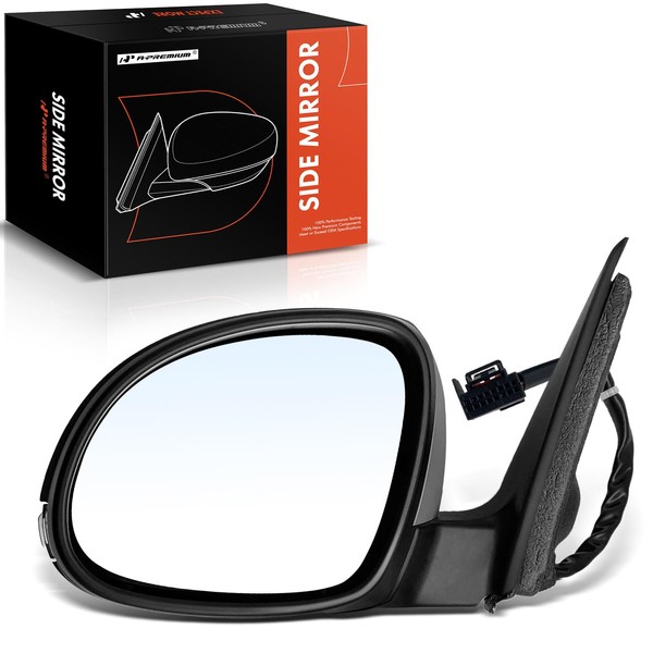 A-Premium Driver Side Power Door Mirror - Compatible with Volkswagen