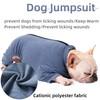 FUNAT Surgical Recovery Suit for Dogs, Overalls, Anti-Licking, Abdominal Wound