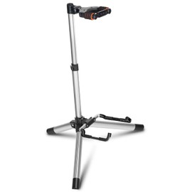 CAHAYA Floor Guitar Stand for Acoustic & Electric Guitars & Bass - Adjustable Height, Folding, Lightweight Travel Instrument Holder