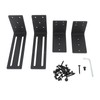 Door Barricade Brackets, Heavy Duty Adjustable Door Security Bracket Drop