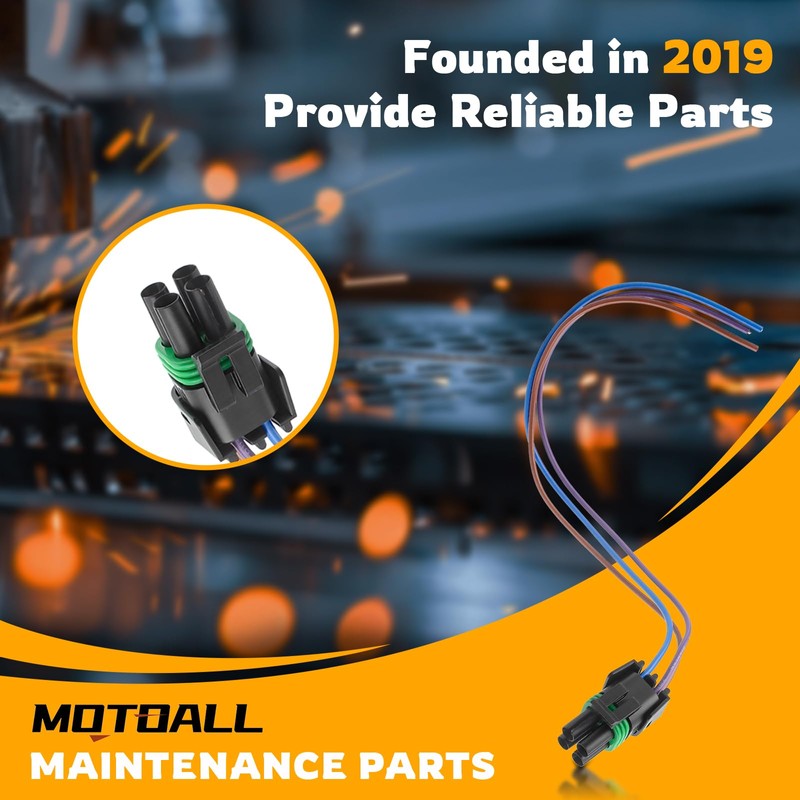 MOTOALL Converter TCC 700R4 4L60 Connector Pigtail Wiring Harness TPI
