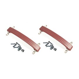 ProSpeakerparts (2 Pack) Penn ELCOM 0394RED Red Rubber Dog Bone Style Strap Handle w/Screws
