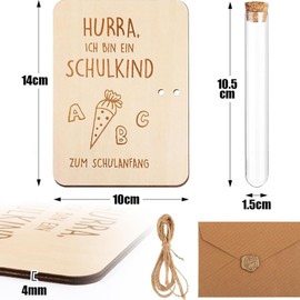 Money Gift Birthday, Wish Filler Money Gift, Wooden Coin Gifts, Money Gift Packaging, for Birthday Gift, Wedding Gift, Back to School Gift, 14 x 10 cm (A)