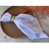 Eight Owls Linen Napkins – 100% Pure Stonewashed Linen Cloth
