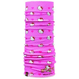 Buff Girl's Polar Multi Functional Head Wear - HK Hearts and Dots/Pink Pale