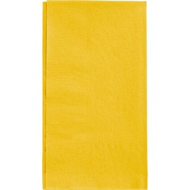 Yellow Dinner Napkins | 2-Ply | 15" x 17" | 125/Pack