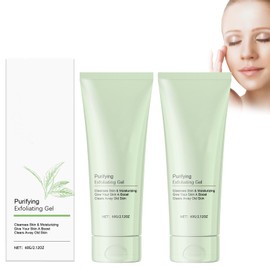 Dyceittdia 2 x Centella Asiatica Facial Cleanser, Exfoliating Gel for the Face, Gentle Cleansing of Pores, Exfoliating Acne Purifying Facial Gel, 2 x 60 g, Cream4
