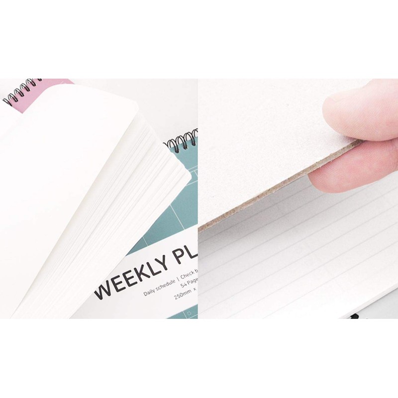 Elite Check Weekly Planner - Wirebound Undated Weekly & Daily