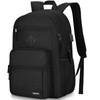 Black Backpack for Men and Women, Backpack for School Teens